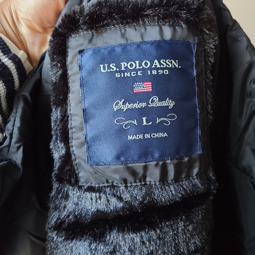 U.S Polo ASSN Women's Cozy Fur Lined Vest - Picture 9 of 14